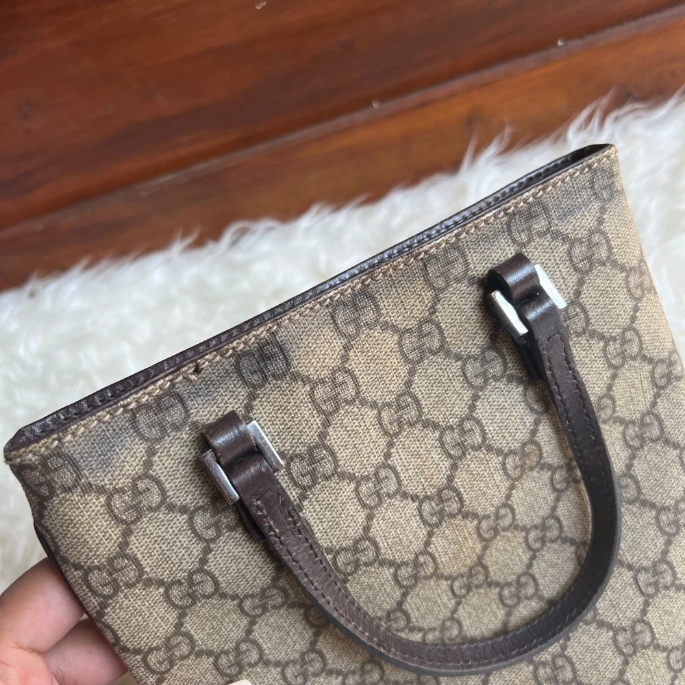 Authentic Rare Gucci GG Canvas Supreme Mini Bag